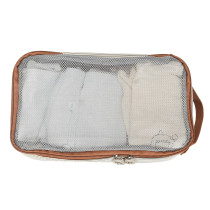 Little Story diaper bag set of 6 with hooks-Ivory