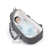 Sunveno Foldable Travel Carry Cot - Grey