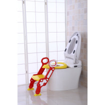 Eazy Kids Step Stool Foldable Potty Trainer Seat- Yellow
