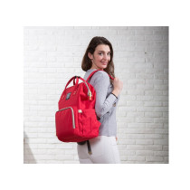 Sunveno Diaper Bag with USB - Real Red