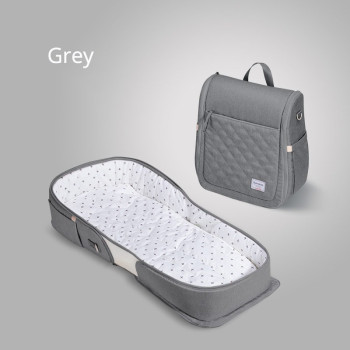 Sunveno Portable Baby Bed & bag- Grey