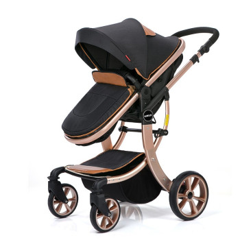 Teknum - 3in1 Luxury Pram Stroller - Black