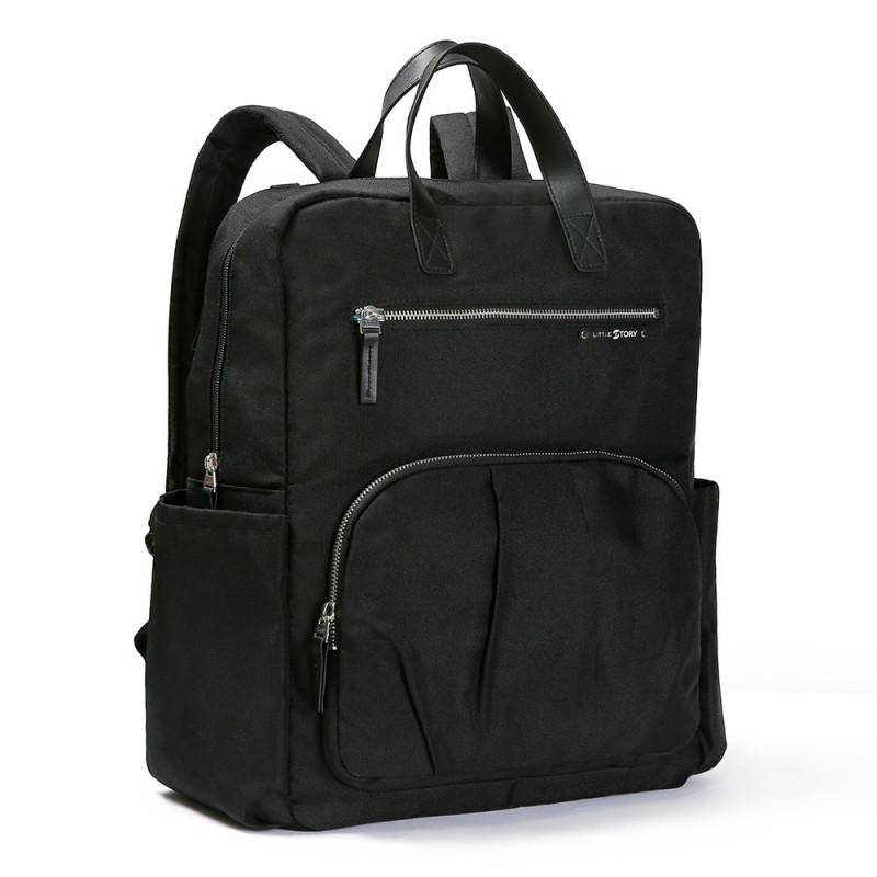 Little Story Manhattan Diaper Bag Black