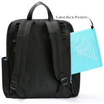 Little Story Manhattan Diaper Bag Black