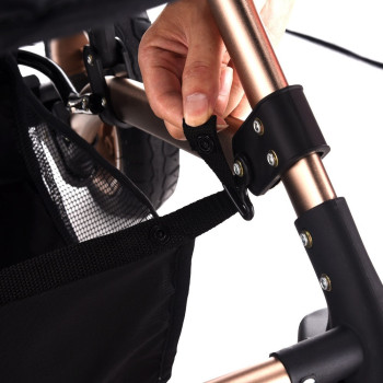 Teknum 3 in 1 Pram stroller - Grey + Infant Car Seat