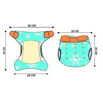 Little Story - Reusable Diaper with Insert - Dolphin