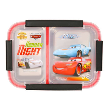 Eazy Kids  Steel Bento Lunch Box for Boys - Red