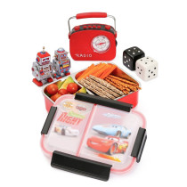 Eazy Kids  Steel Bento Lunch Box for Boys - Red