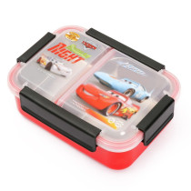 Eazy Kids  Steel Bento Lunch Box for Boys - Red