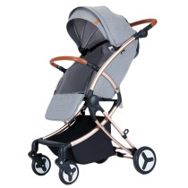 Teknum A1 Feather Lite Stroller- Grey + Sunveno Diaper Bag - Grey + Hooks