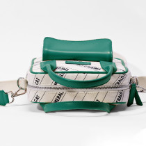 Emerald Cat Crossbody Bag - Green