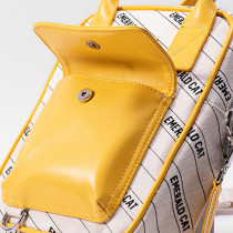 Emerald Cat Crossbody Bag - Yellow