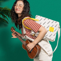 Emerald Cat Fashion Tote Bag - Yellow