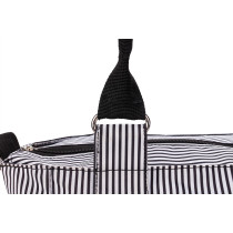 Little Story diaper bag set of 6 with hooks - Black