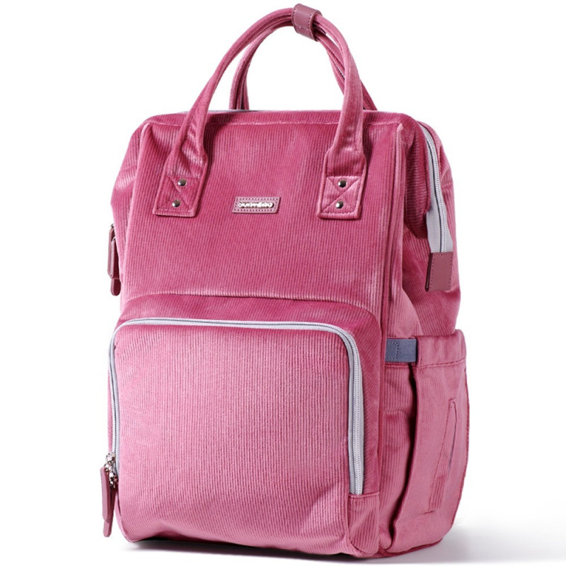 Sunveno Diaper Bag Corduroy - Pink