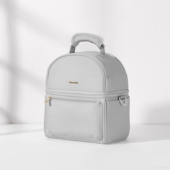 Sunveno - Insulated Lunch Bag wt Thermos Box - Grey