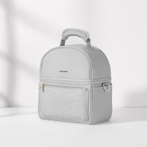 Sunveno - Insulated Lunch Bag wt Thermos Box - Grey