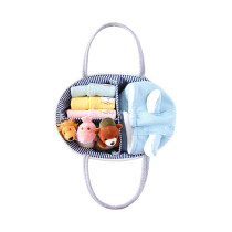 Little Story Cotton Rope Diaper Caddy-Grey