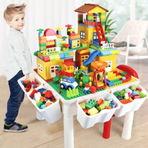 Little Story 4in1 Activity and Block Table w/t 350 Blocks - XL