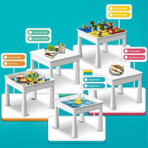 Little Story 4in1 Activity and Block Table w/t 350 Blocks - XL
