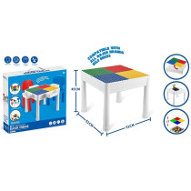 Little Story 4in1 Activity and Block Table w/t 350 Blocks - XL