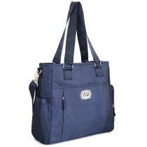 Little Story Mamma Nappy Bag wt changing pad and hooks-Blue