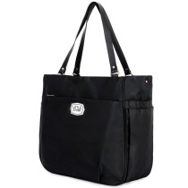Little Story Mamma Nappy Bag wt changing pad and hooks-Black