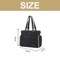 Little Story Matilda Diaper Bag-Black