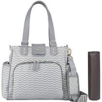 Little Story Jane Diaper Bag wt USB-Grey