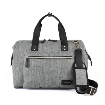 Little Story Zera Mom Dad Diaper Bag-Grey