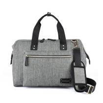 Little Story Zera Mom Dad Diaper Bag-Grey