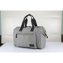 Little Story Zera Mom Dad Diaper Bag-Grey