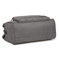Little Story Zera Mom Dad Diaper Bag-Grey