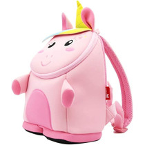 Nohoo Unicorn 3D Bag + Bento Lunch Box-Pink
