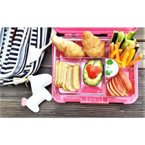 Nohoo Unicorn 3D Bag + Bento Lunch Box-Pink