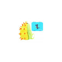 Nohoo Spiky Dinosaur School Set - Yellow