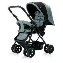 Teknum Reversible Look at Me Stroller - Dark Grey For 0-3Years, Unisex (TK_RLM_DGY)