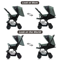 Teknum Reversible Look at Me Stroller - Dark Grey For 0-3Years, Unisex (TK_RLM_DGY)