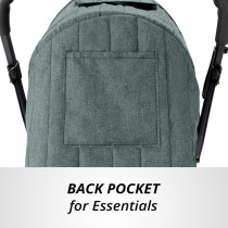Teknum Reversible Look at Me Stroller - Dark Grey For 0-3Years, Unisex (TK_RLM_DGY)