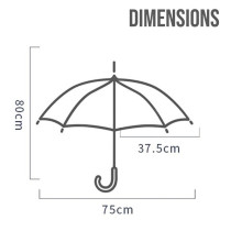 Teknum Universal Stroller Umbrella with Holder Clip Clamp, 360 Degree Rotatable - Black For All Ages, Unisex (TK_UMWC_BK)