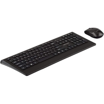 Promate Wireless Keyboard And Mouse, Ergonomic Ultra-Slim 2.4Ghz Cordless Combo Keyboard And 5 Button Dpi Mouse,Procombo-4 English/Arabic