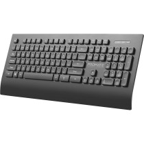 Promate Wireless Keyboard And Mouse, 2.4Ghhz Wireless Full-Sized Keyboard With Numeric Keypad, Wireless Mouse, Procombo-7 English