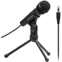 Promate Condenser Microphone, 3.5Mm Connector Stereo Multimedia Condenser Vocal Microphone Stand - Tweeter-9
