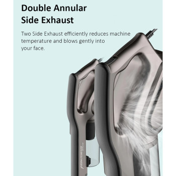 Deerma Dx700S 2 In 1 Handheld Vacuum Cleaner 600W Wired Lightweight Ultra-Quiet With 15Kpa Power & Blackhole Suction Technology - Black