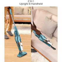 Deerma Dx900 2 In 1 Household Vacuum Cleaner Light Weight Corded Upright Stick And Mini Handheld Vacuum Cleaner With Stainless Steel Filter - Green