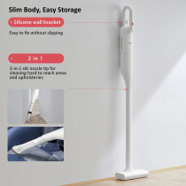 Deerma Vc01 Handheld Vacuum Lightweight Cordless Cleaner 8500Pa Strong Suction 30 Minutes Long Battery Life Type-C Charging 2200Mah 100Watts - White