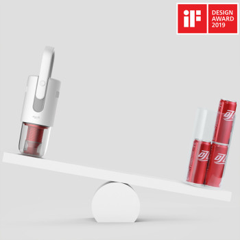 Deerma VC20 PLUS Handheld Cordless Vacuum Cleaner Brushing AutoVertical Stick Aspirator Vacuum Cleaners For Home Car 5500Pa 3000rpm 160W Power - White