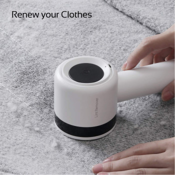 Deerma Mq811Y Portable Lint Remover Wireless Hair Ball Trimmer For Sweater Clothing 7000Rmin Motor Fuzz Shavers - White