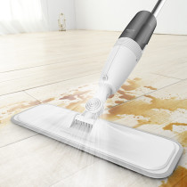 Deerma Tb500 Water Spray Mop Carbon Fiber Dust Collector 360 Degree Rotating 350Ml Tank Waxing Mop - White