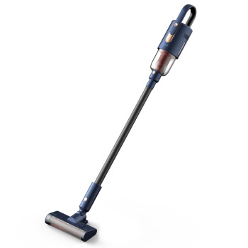 Deerma VC811 Wireless Handheld Vacuum Cleaner, 0.6L Light Weight Auto-Rotating Roller Brush 9000PA For Home And Car- Blue